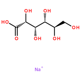 葡萄糖酸钠化学结构图